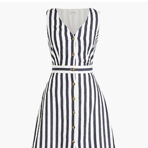 V Neck Button front dress